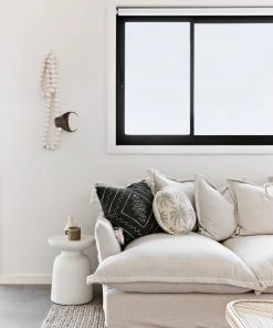 Miss Amara Bianca Natural Tan Braided Wool Rug All Rugs