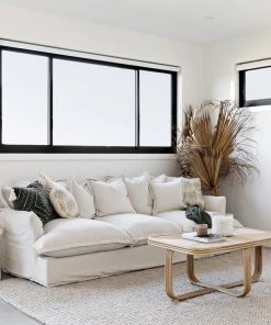 Miss Amara Bianca Natural Tan Braided Wool Rug All Rugs