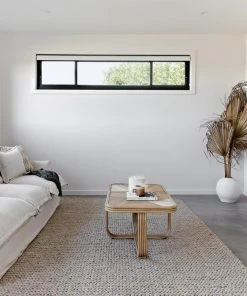 Miss Amara Bianca Natural Tan Braided Wool Rug All Rugs