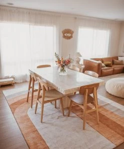 Miss Amara Blake Orange Rainbow Rug