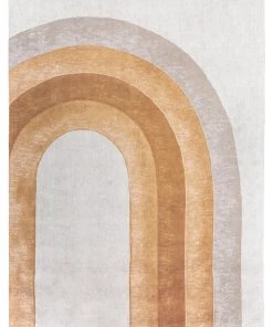 Miss Amara Blake Orange Rainbow Rug