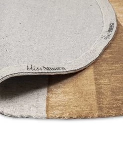 Miss Amara Blake Orange Rainbow Round Rug All Rugs