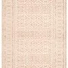 Miss Amara Bobbie Peach And Ivory Textured Tribal Rug All Rugs