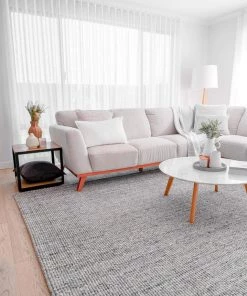 Miss Amara Bree Ivory And Grey Marble Wool Rug All Rugs