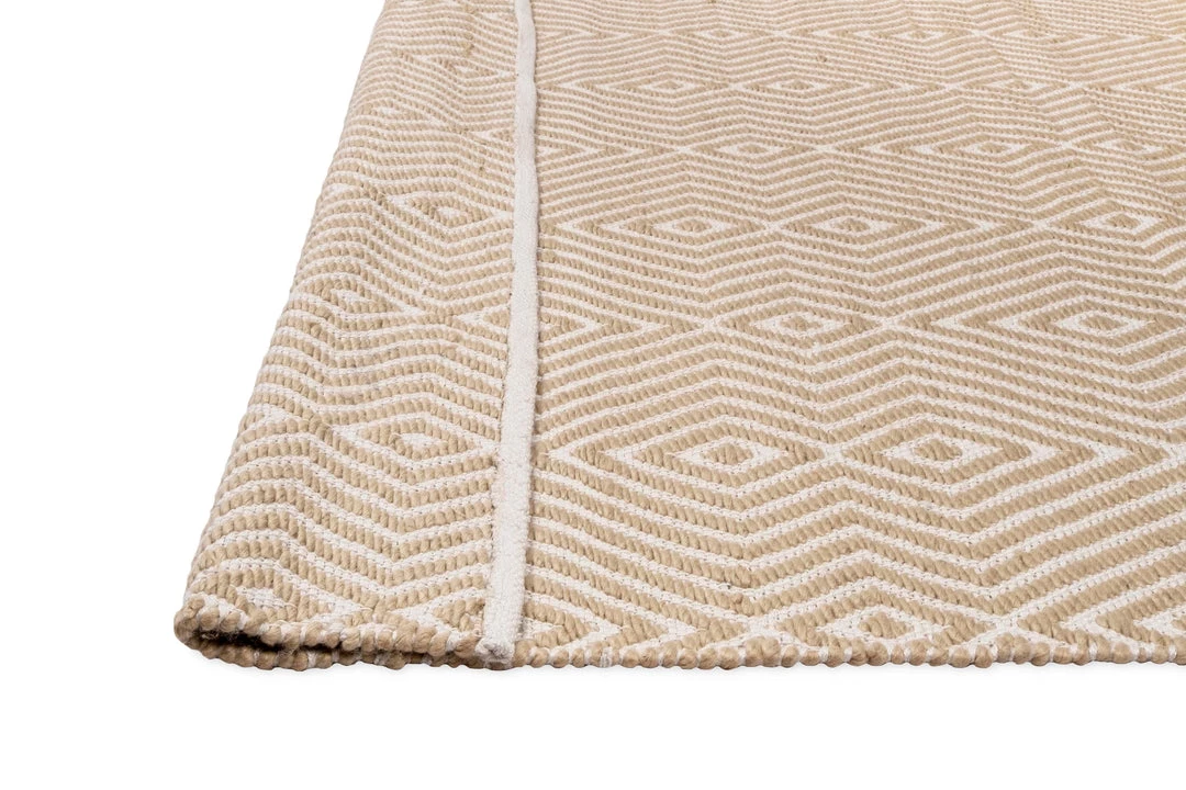 Miss Amara All Rugs Bridie Beige And Ivory Indoor Outdoor PET Rug