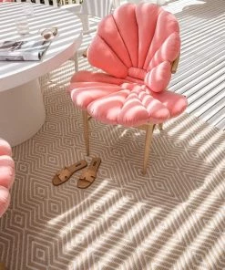 Miss Amara All Rugs Bridie Beige And Ivory Indoor Outdoor PET Rug