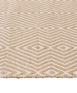 Miss Amara All Rugs Bridie Beige And Ivory Indoor Outdoor PET Rug