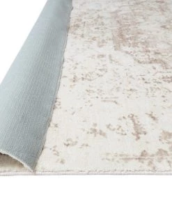 Miss Amara Cabanela Cream And Beige Distressed Washable Runner Rug