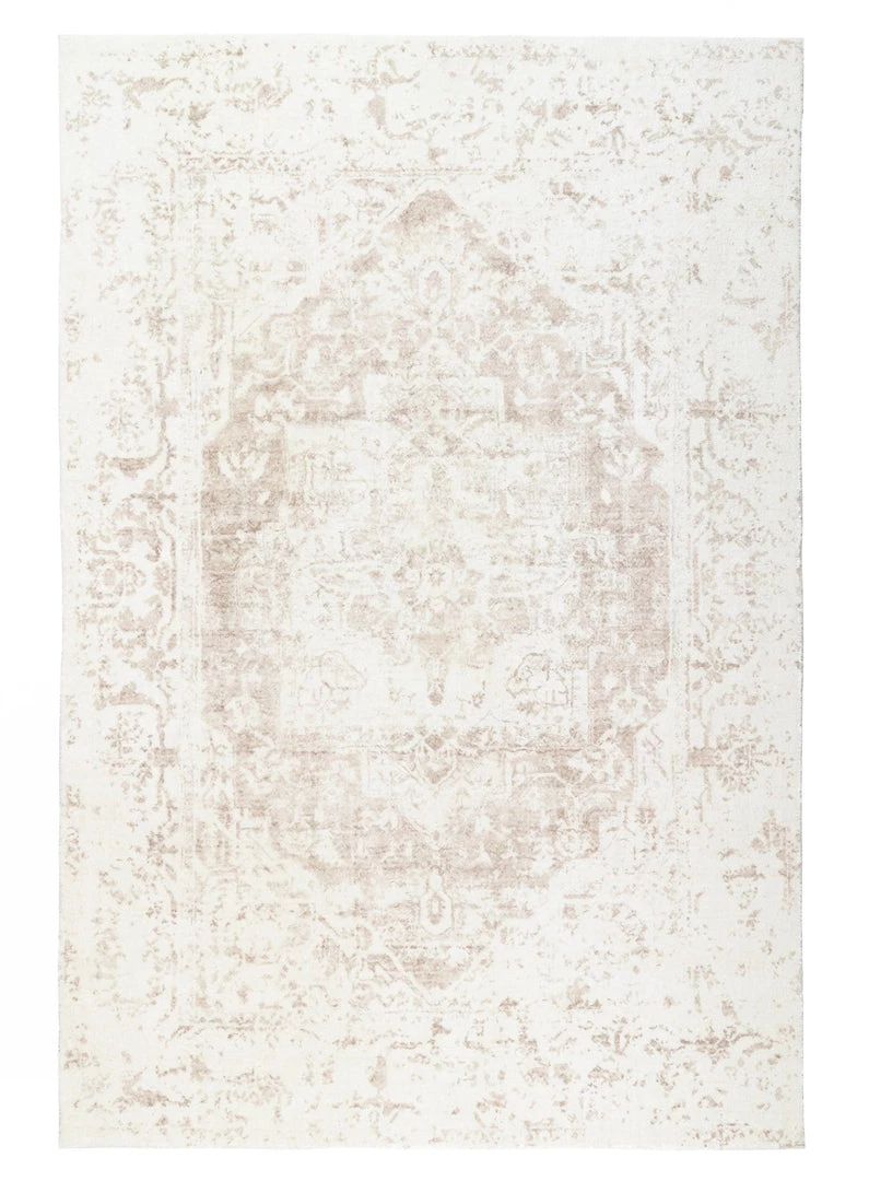 Miss Amara Cabanela Cream And Beige Distressed Washable Rug All Rugs