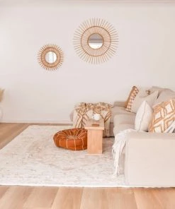 Miss Amara Cabanela Cream And Beige Distressed Washable Rug All Rugs