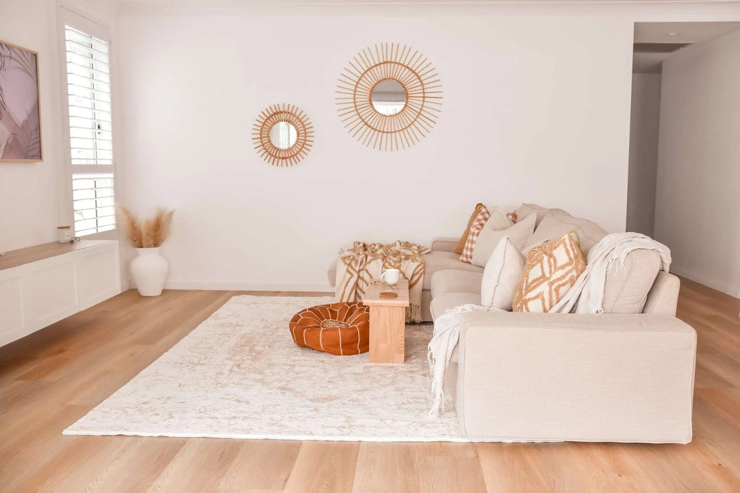 Miss Amara Cabanela Cream And Beige Distressed Washable Rug All Rugs