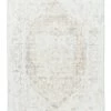 Miss Amara Cabanela Cream And Beige Distressed Washable Runner Rug