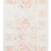 Miss Amara Caitlin Orange And Peach Tribal Pattern Washable Runner Rug