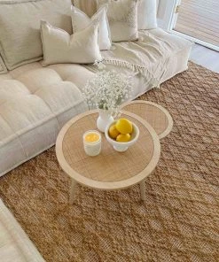 Miss Amara Callie Tribal Natural Diamond Jute Rug All Rugs