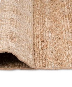 Miss Amara All Rugs Callie Tribal Natural Diamond Jute Runner Rug