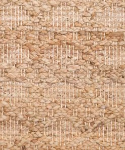 Miss Amara All Rugs Callie Tribal Natural Diamond Jute Runner Rug