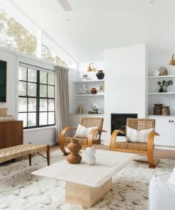 Miss Amara Camilla Tribal Pattern Berber Wool Shag Rug