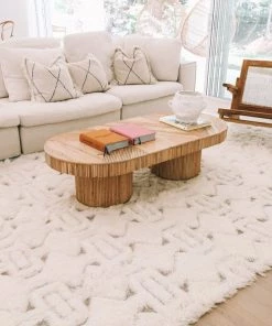 Miss Amara Camilla Tribal Pattern Berber Wool Shag Rug