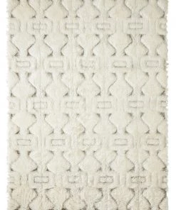 Miss Amara Camilla Tribal Pattern Berber Wool Shag Rug