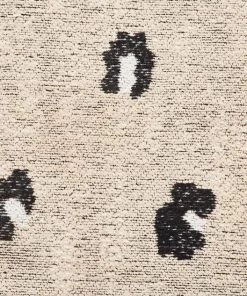 Miss Amara Candice Beige Leopard Animal Print Rug