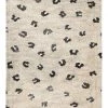 Miss Amara Candice Beige Leopard Print Runner Rug