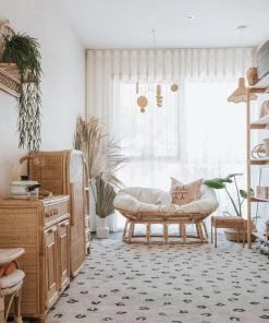 Miss Amara Candice Beige Leopard Animal Print Rug