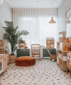 Miss Amara Candice Beige Leopard Animal Print Rug