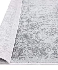 Miss Amara Cara Cream And Grey Transitional Medallion Rug