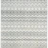 Miss Amara Carlita Grey And Ivory Diamond Pattern PET Rug