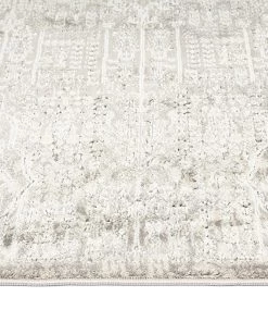Miss Amara Celine Grey Ivory And Cream Traditional Floral Rug