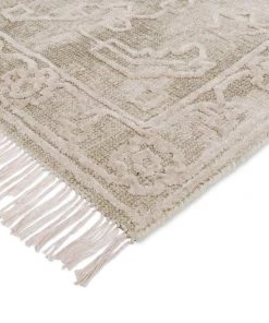 Miss Amara Charla Ivory And Beige Floral Distressed Rug