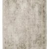 Miss Amara Charla Ivory And Beige Floral Distressed Rug