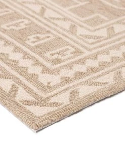 Miss Amara Charlie Beige Patterned Indoor Outdoor Rug All Rugs