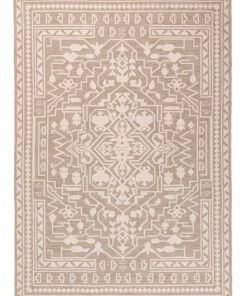 Miss Amara Charlie Beige Patterned Indoor Outdoor Rug All Rugs