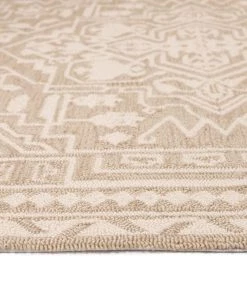 Miss Amara Charlie Beige Patterned Indoor Outdoor Rug All Rugs