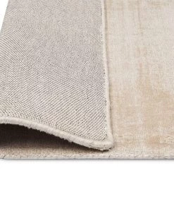 Miss Amara Claude Beige And Ivory Distressed Viscose Rug