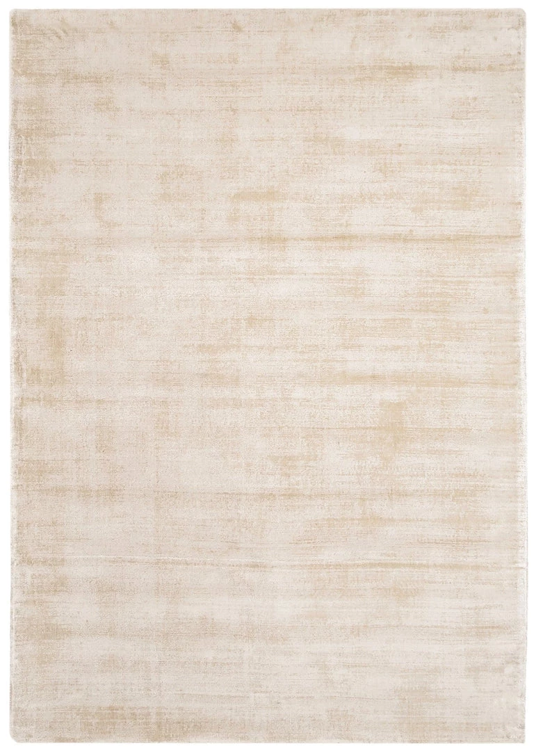 Miss Amara Claude Beige And Ivory Distressed Viscose Rug