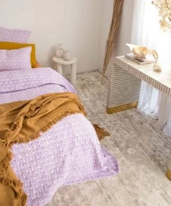 Miss Amara Clementine Grey And Ivory Distressed Floral Rug