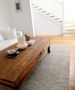 Miss Amara Clover Brown And Green Braided Jute Rug All Rugs