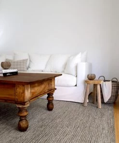 Miss Amara Clover Brown And Green Braided Jute Rug All Rugs