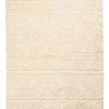 Miss Amara Coco Ivory Tribal Textured Washable Shag Rug