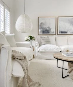 Miss Amara All Rugs Cualli Ivory Cream Textured Rug