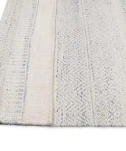 Miss Amara Daisy Cream And Blue Indoor Outdoor PET Runner Rug All Rugs