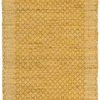 Miss Amara Daliah Scandi Diamond Pattern Gold Flatweave Rug
