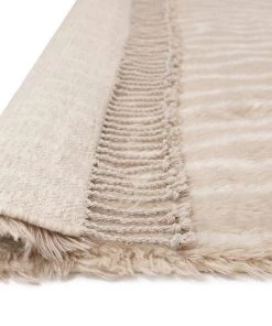 Miss Amara Daria Beige And Cream Abstract Tribal Wool Rug All Rugs