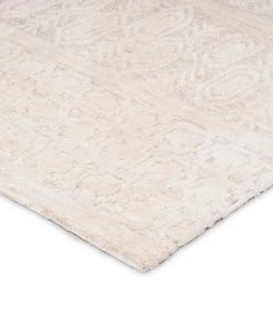 Miss Amara Delphine Ivory And Beige Tribal Transitional Runner Rug