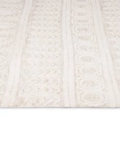 Miss Amara Delphine Ivory And Beige Tribal Transitional Runner Rug
