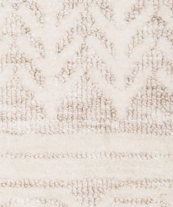 Miss Amara Delphine Ivory And Beige Tribal Transitional Runner Rug