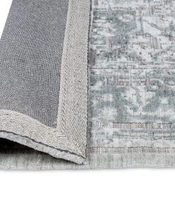 Miss Amara Dylan Dark Blue And Grey Traditional Distressed Rug All Rugs