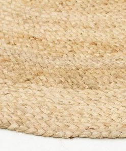 Miss Amara Sayulita Natural Hand-Braided Round Jute Rug